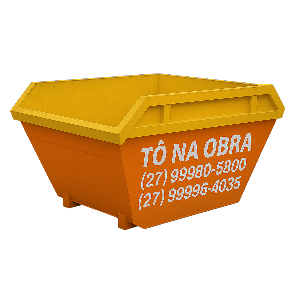 Caçamba para remoção de entulho